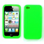 Wholesale iPhone 4 4S Silicone Soft Case (Green)